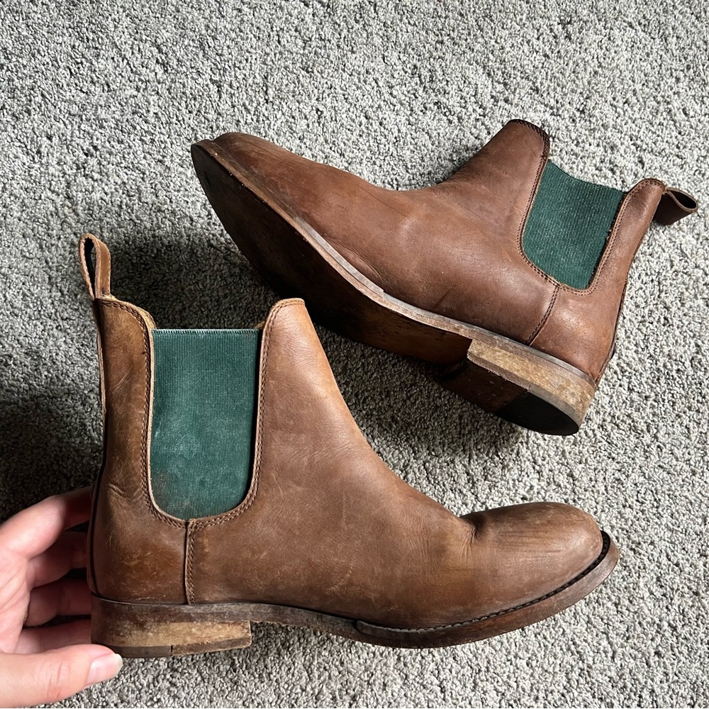 Free People X Farylrobin Janice Women’s Size 8 Grommet Ankle Chelsea Boots
